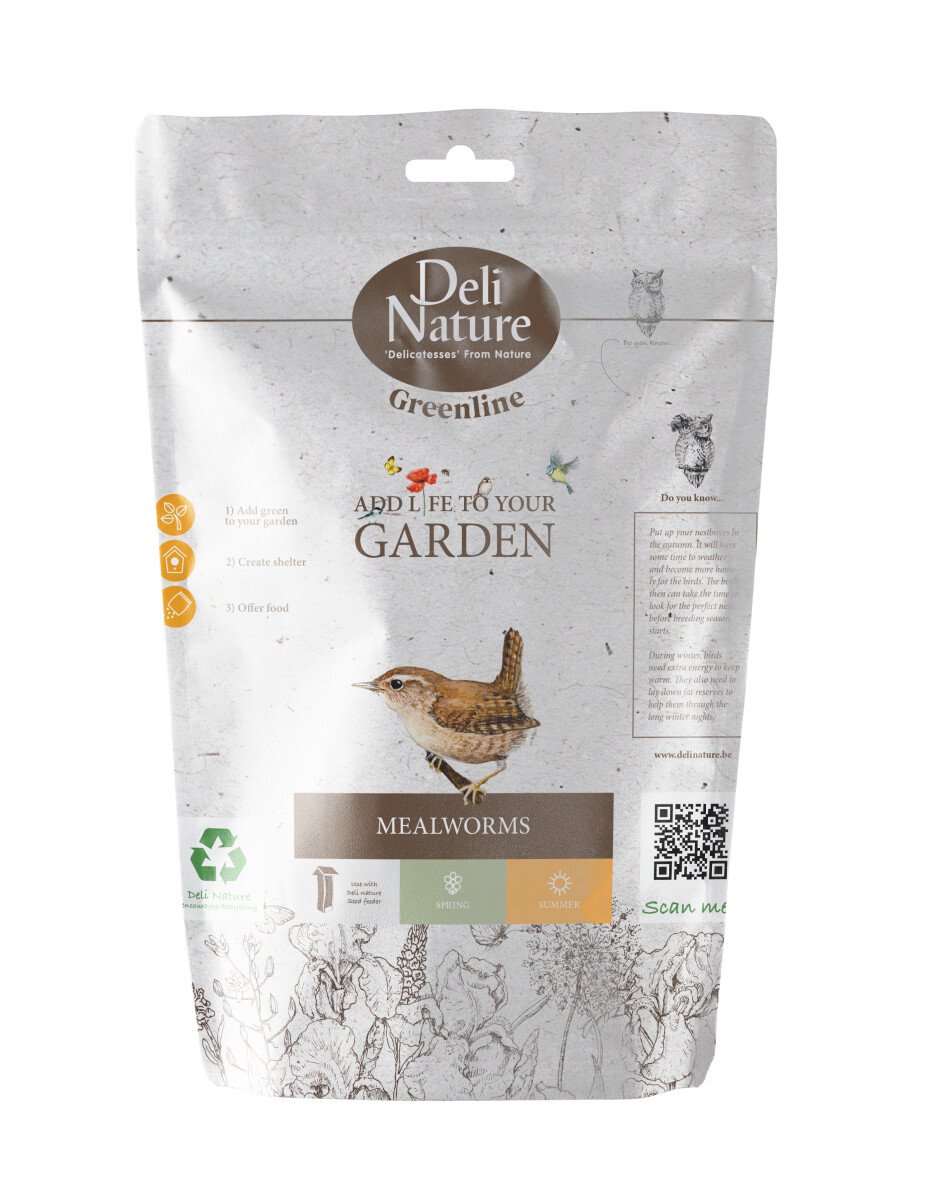 Deli Nature Greenline Mealworms - 200g