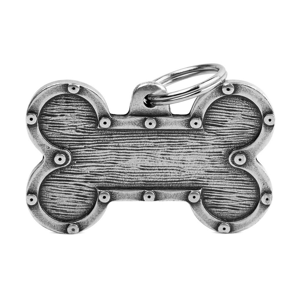My Family Pet Tag XL Bone Bronx Futuristic Dog ID