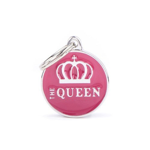 Charms Small \"The Queen\" ID Tag