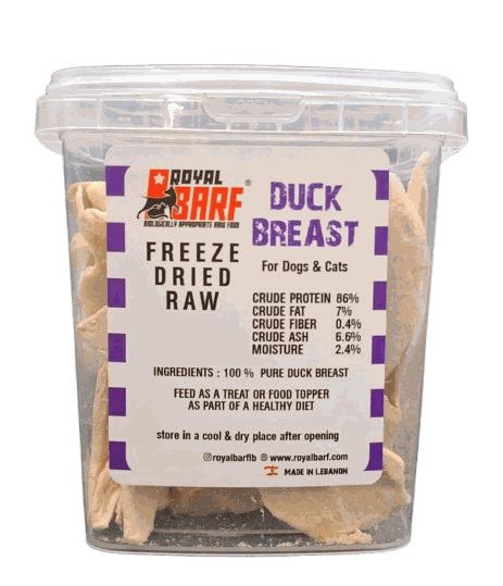 Duck Breast Freeze Dried Treats 70g