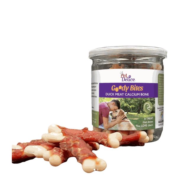 Pet Delice Goody Bites Duck Meat Calcium Bone 180g