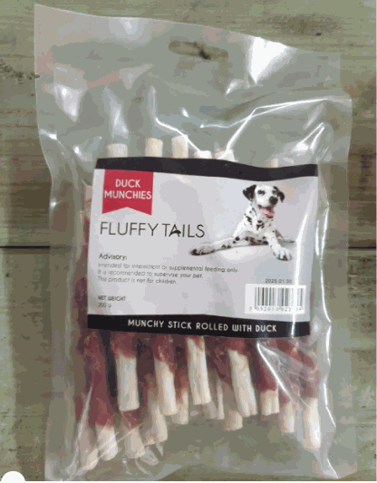 Fluffy Tails Duck Munchies 500g