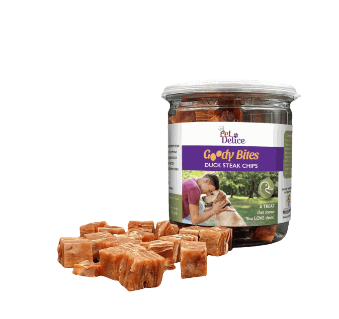 Pet Delice Goody Bites Duck Steak Chips 200g
