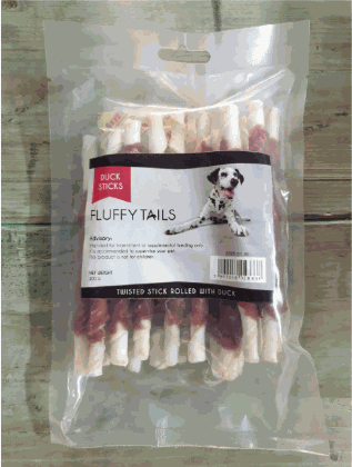Fluffy Tails Duck Sticks 200g
