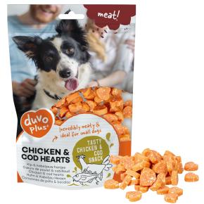 Meat Chicken & Cod Hearts-180 g