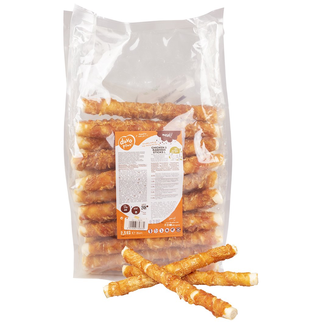 Chicken & rawhide sticks large-2.5 kg
