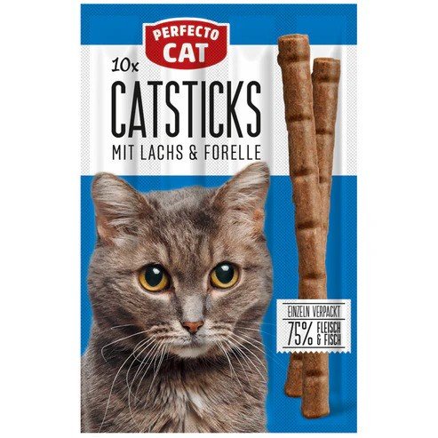 perfecto 10 cat sticks with salmon & Trout