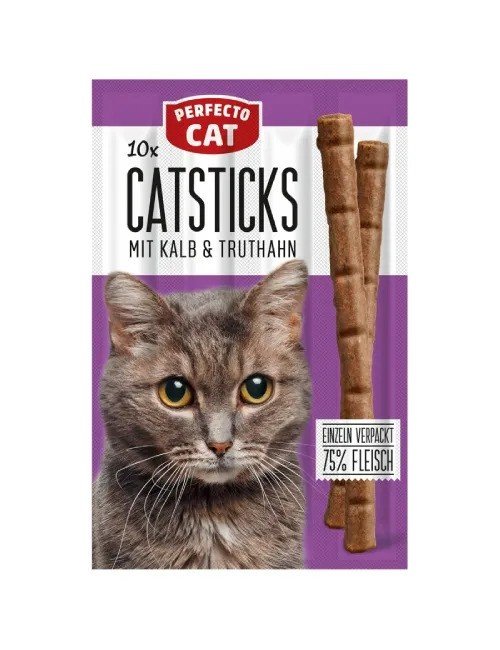 Perfecto 10 Cat Sticks with Veal & Turkey