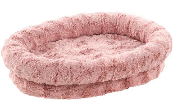 Flamingo Cats And Dogs Basket Dorian Oval With Zipper Pink (54*41*14cm)