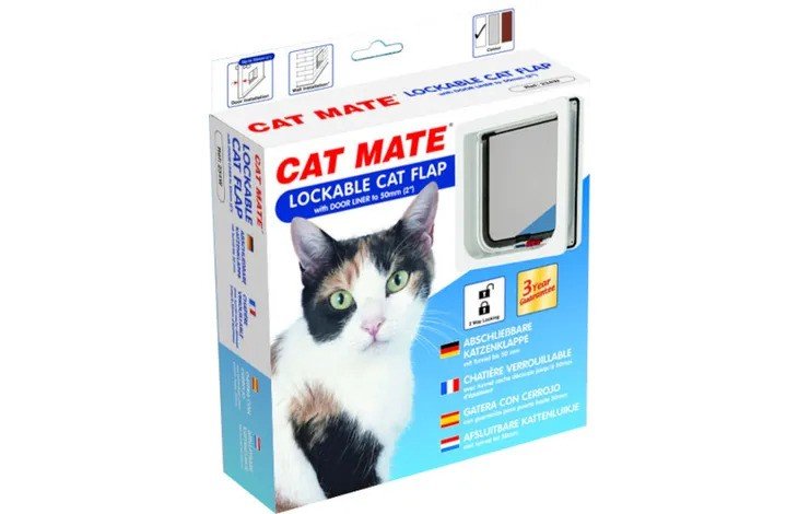 Flamingo Cat Mate Lockable Door Adjustable White (W:143cm- H:153cm)