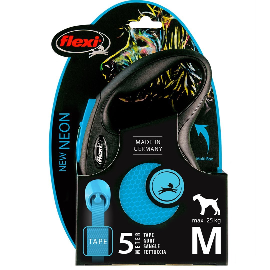 Flexi New Neon Tape, Flexi New Neon Blue Tape XSmall 3m