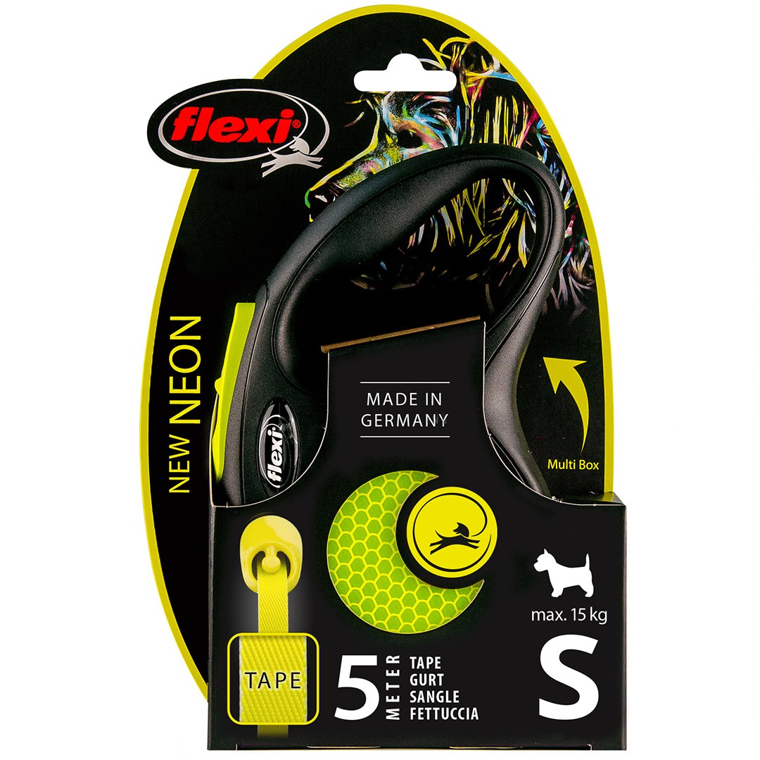 Flexi New Neon Tape, Flexi New Neon Yellow Tape Small 5m