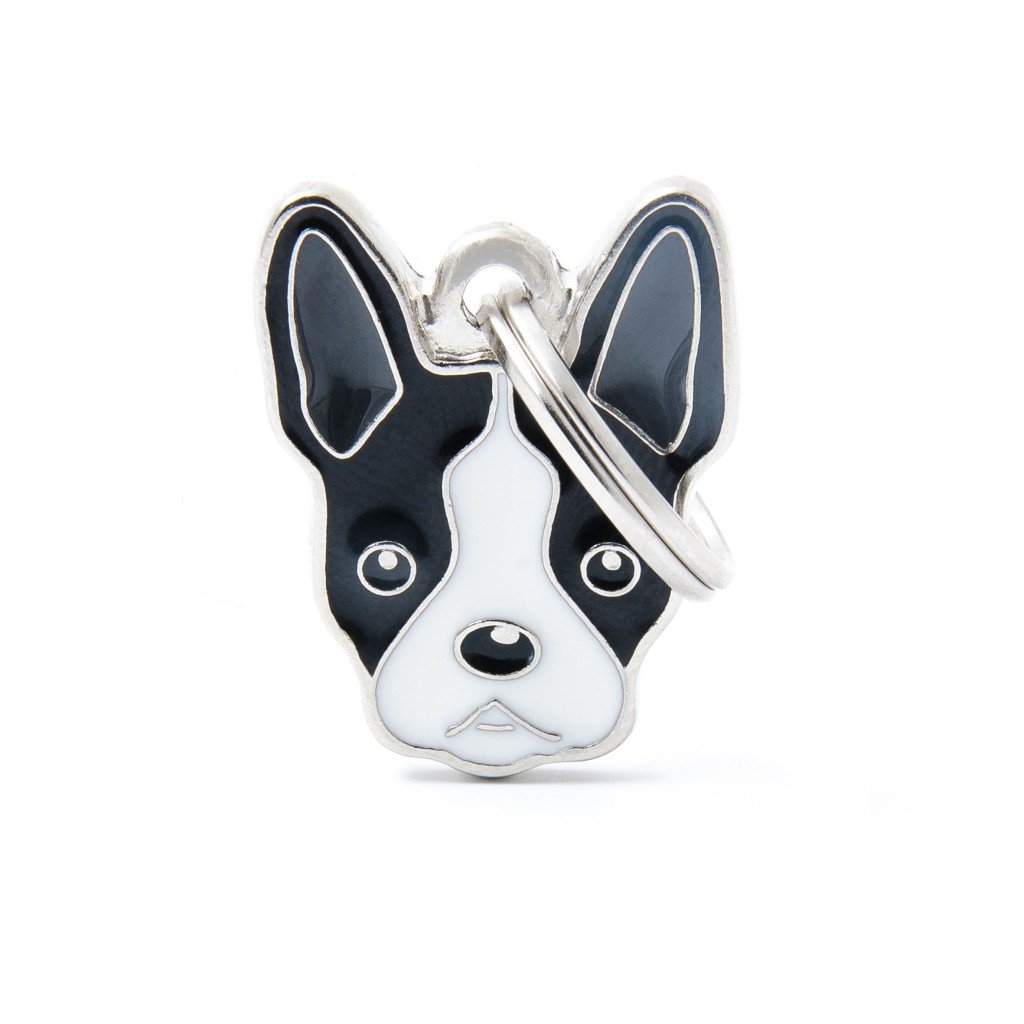 My Family Pet Tag Boston Terrier Dog ID