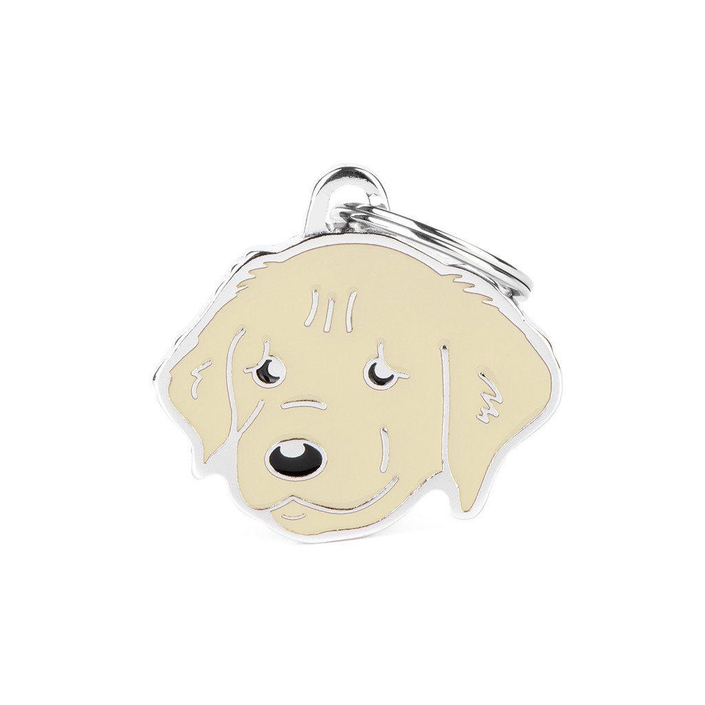 My Family Pet Tag Golden Retriever Dog ID