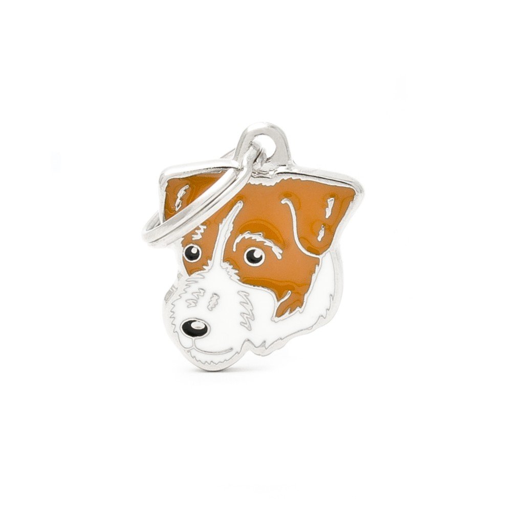 My Family Pet Tag Jack Russel Broken Dog ID