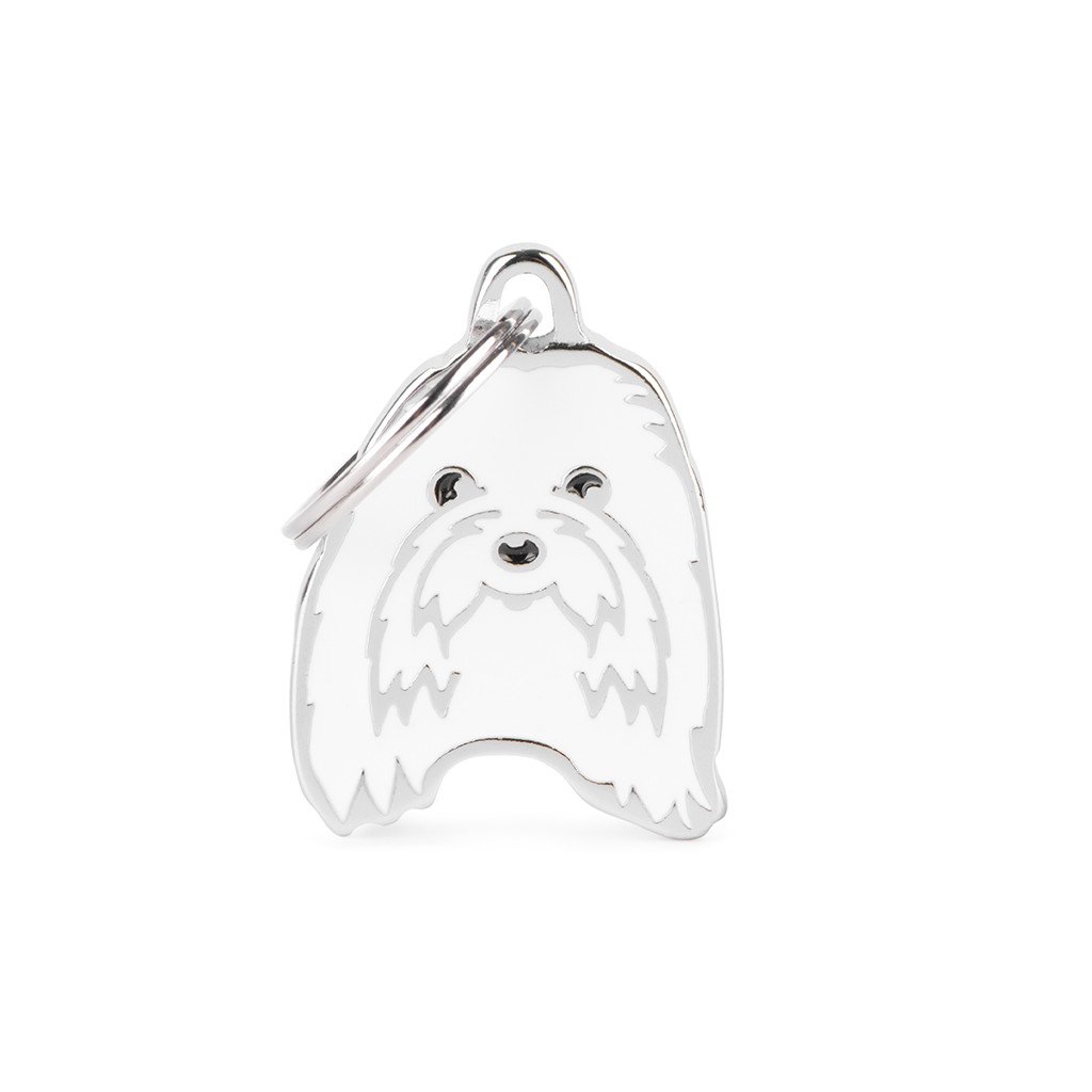 My Family Pet Tag Maltese Dog ID