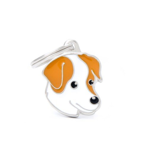 My Family Pet Tag Jack Russell White And Brown Dog ID