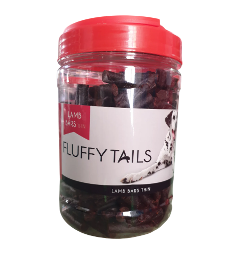 Fluffy Tails Lamb Bars Thin 500g