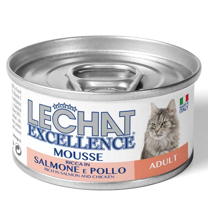LeChat Excellence Mousse Adult Salmon & Chicken - 85g