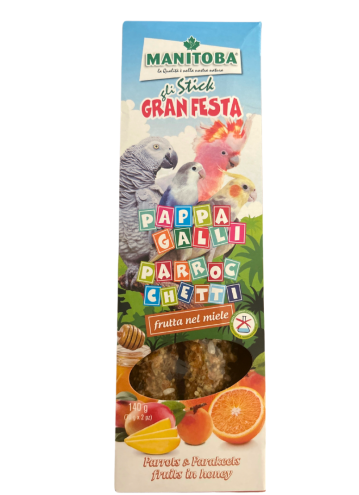 Manitoba Gran Fiesta Frutta Miele- 140g (70g x 2 pcs)