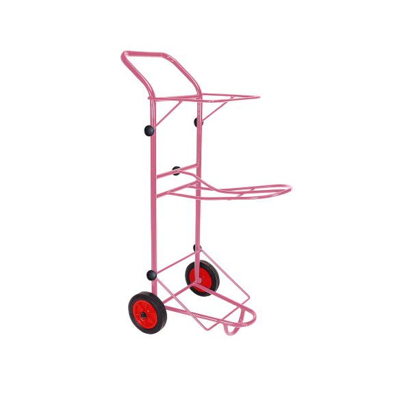 Pink Foldable Tack trolley