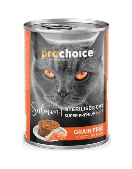 Prochoice Adult Cat Salmon Sterilezed Pate 400 Grs
