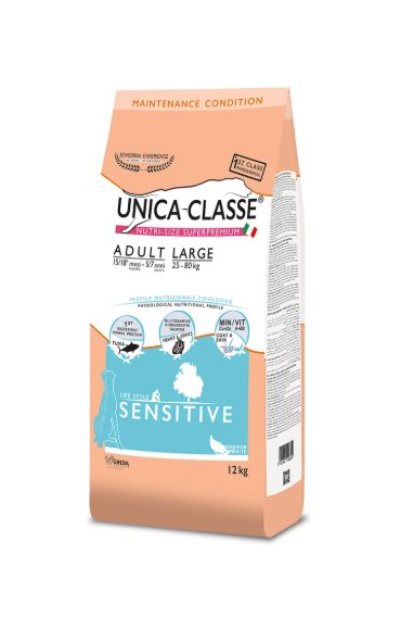 Unica Classe Adult Large Sensitive tuna 12 Kg
