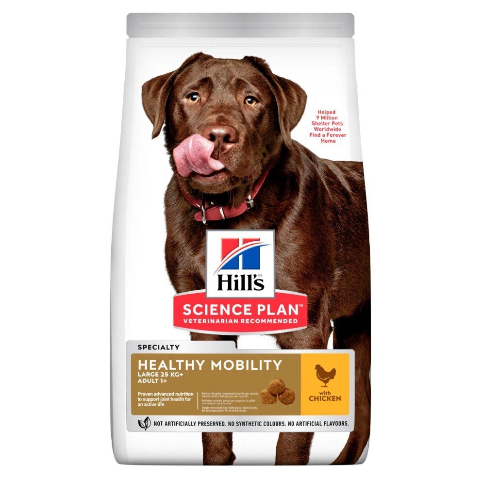 Healthy mobility large breed adult dog food with chicken - 14kg