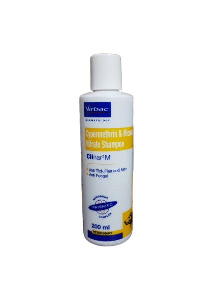 Virbac Clinar M Anti Tick & Flea Shampoo for Dogs 200ml