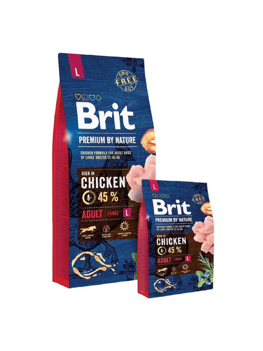 Brit Premium by Nature Adult L Chicken - 15 Kg