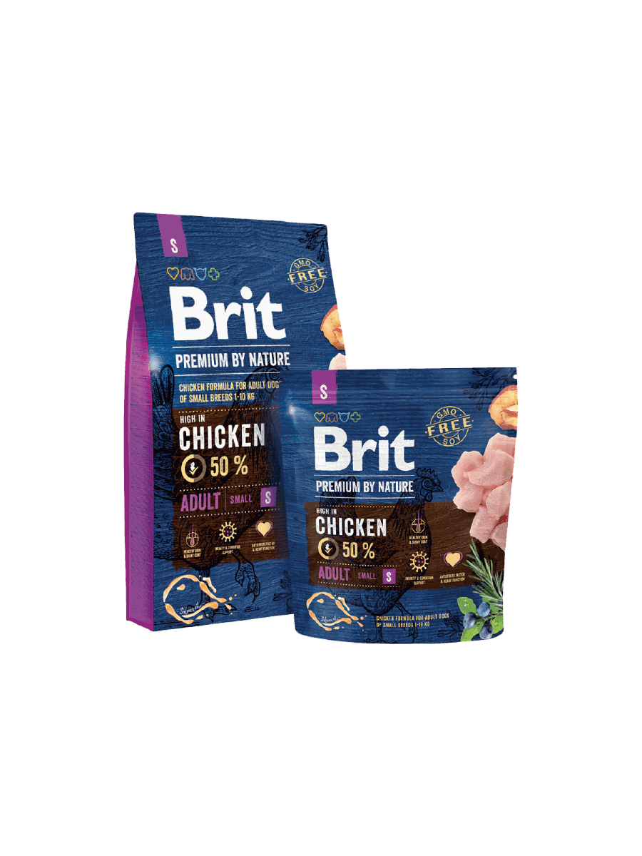Brit Premium by Nature ADULT S Chicken - 3 Kg