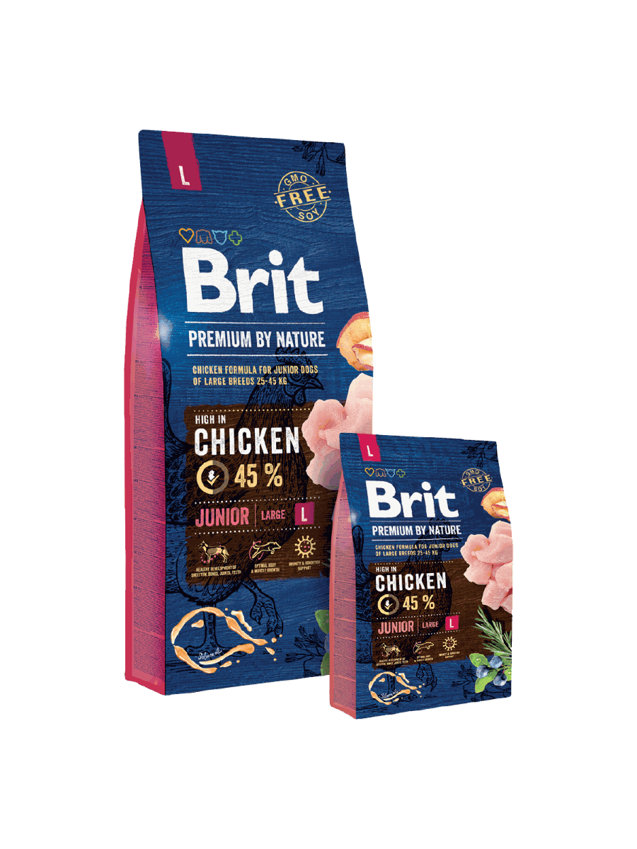 Brit Premium by Nature Junior L Chicken - 15Kg