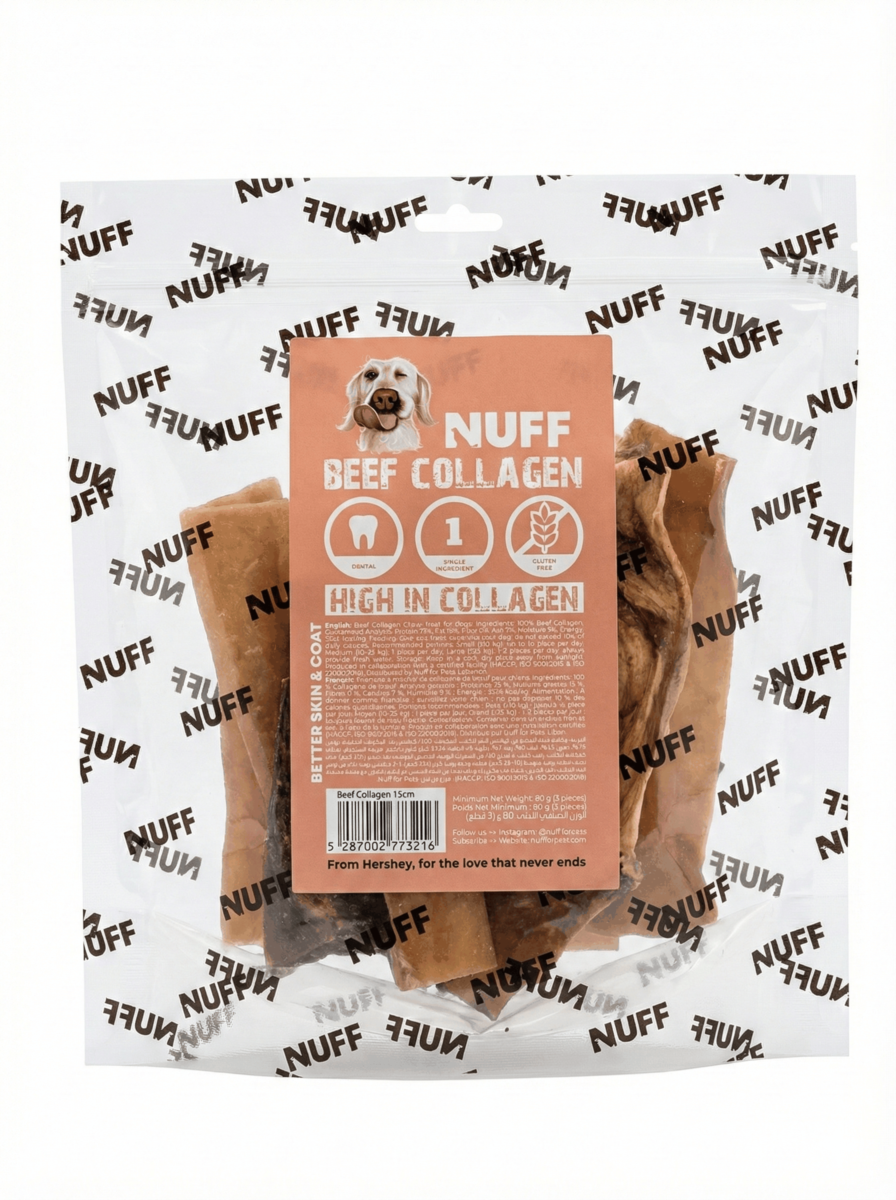Beef Collagen Wild Shapes - 80g