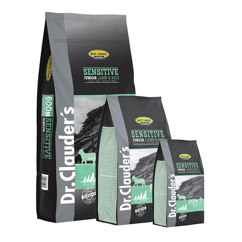 Dr Clauders Best Choice Sensitive Junior Lamb & Rice
