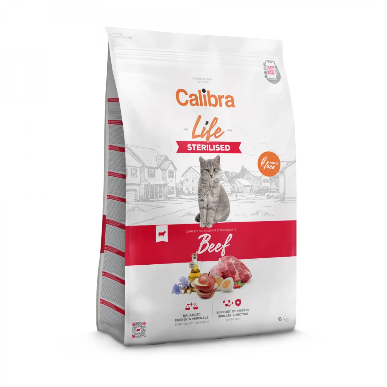 Calibra Cat Life Sterilised Beef, Calibra Cat Life Sterilised Beef 6kg
