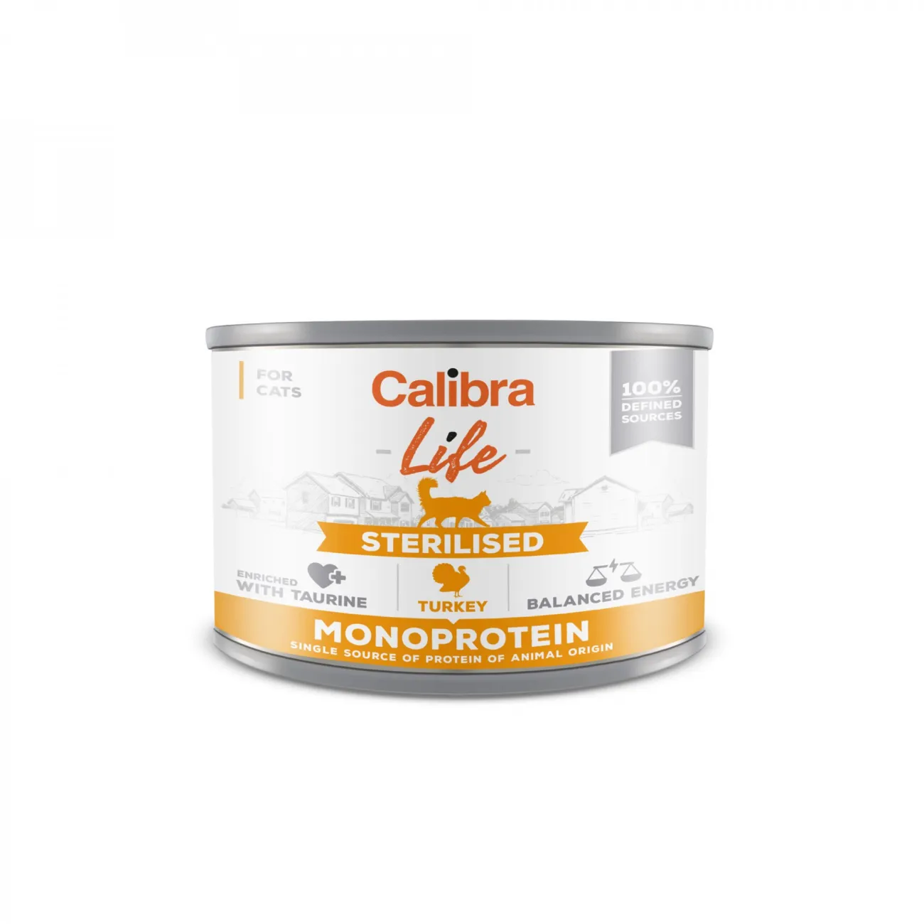 Calibra Cat Life Can Sterilised Turkey 200g