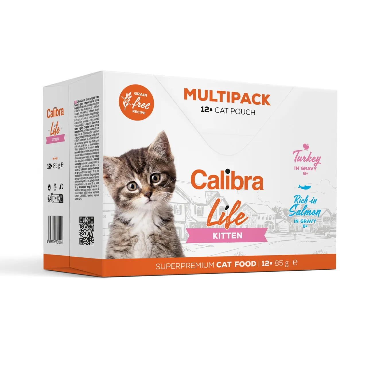 Calibra Cat Life Pouches Kitten Multipack 12x85g