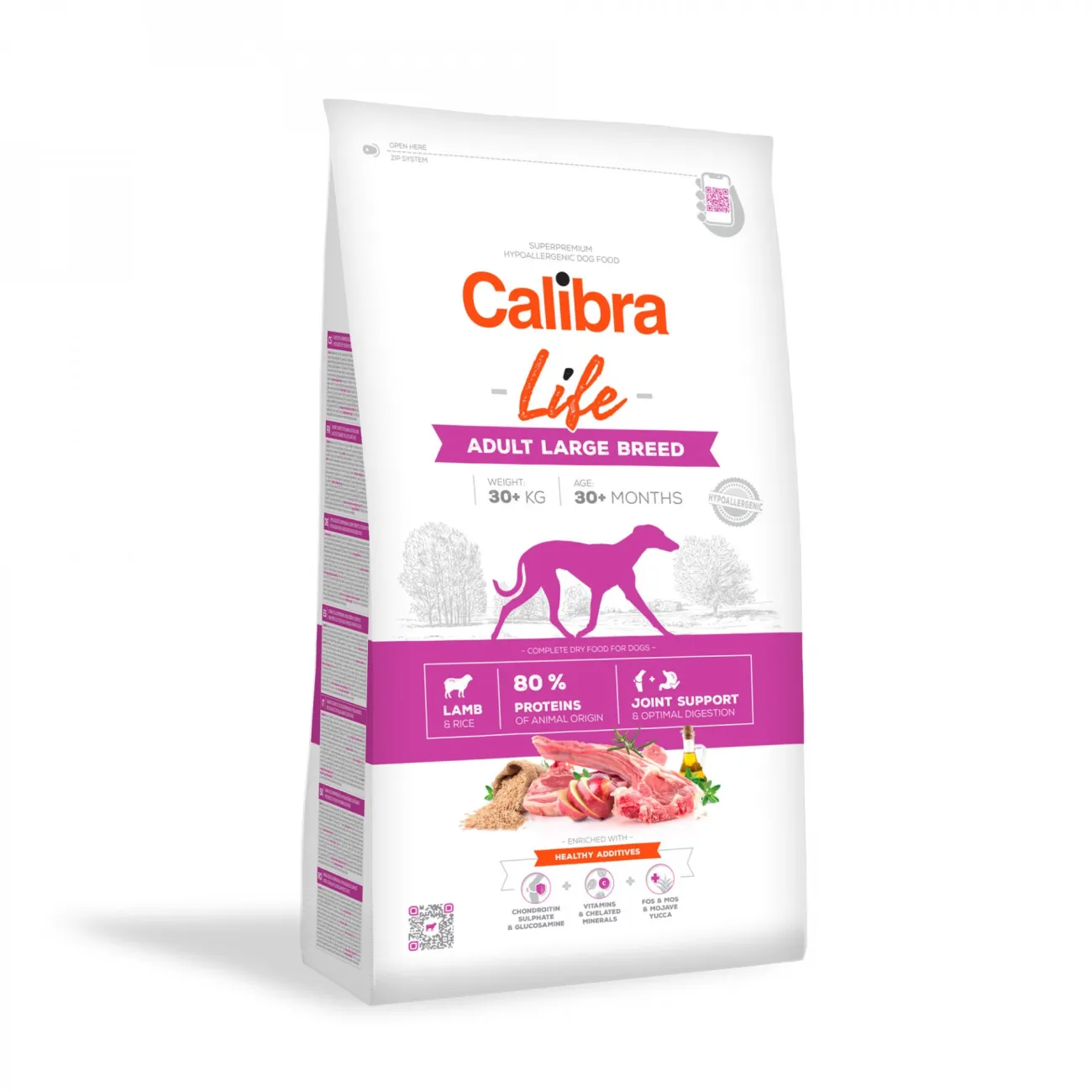 Calibra Dog Life Adult Large Breed Lamb, Calibra Dog Life Adult Large Breed Lamb 12kg
