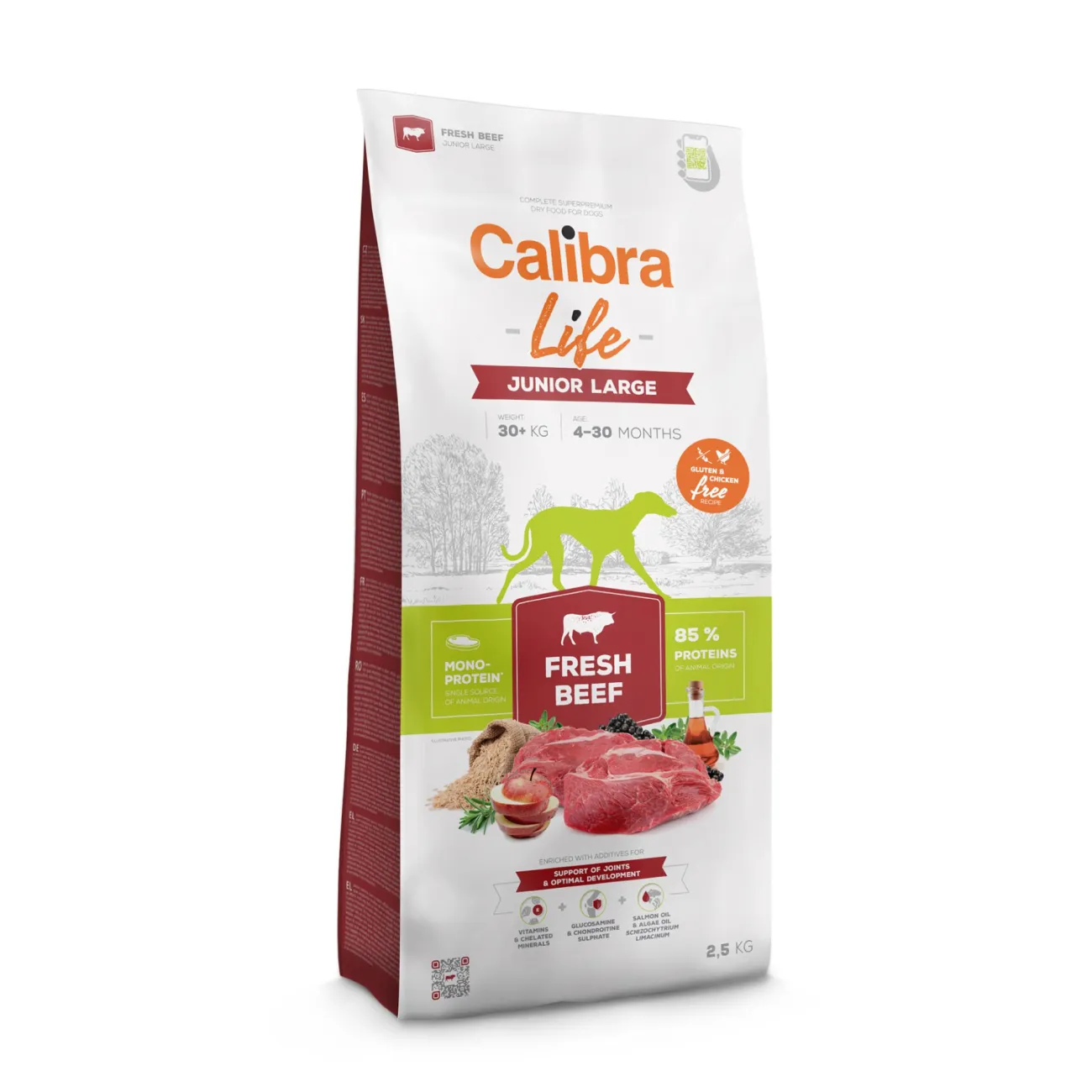 Calibra Dog Life Junior Large Breed Fresh Beef