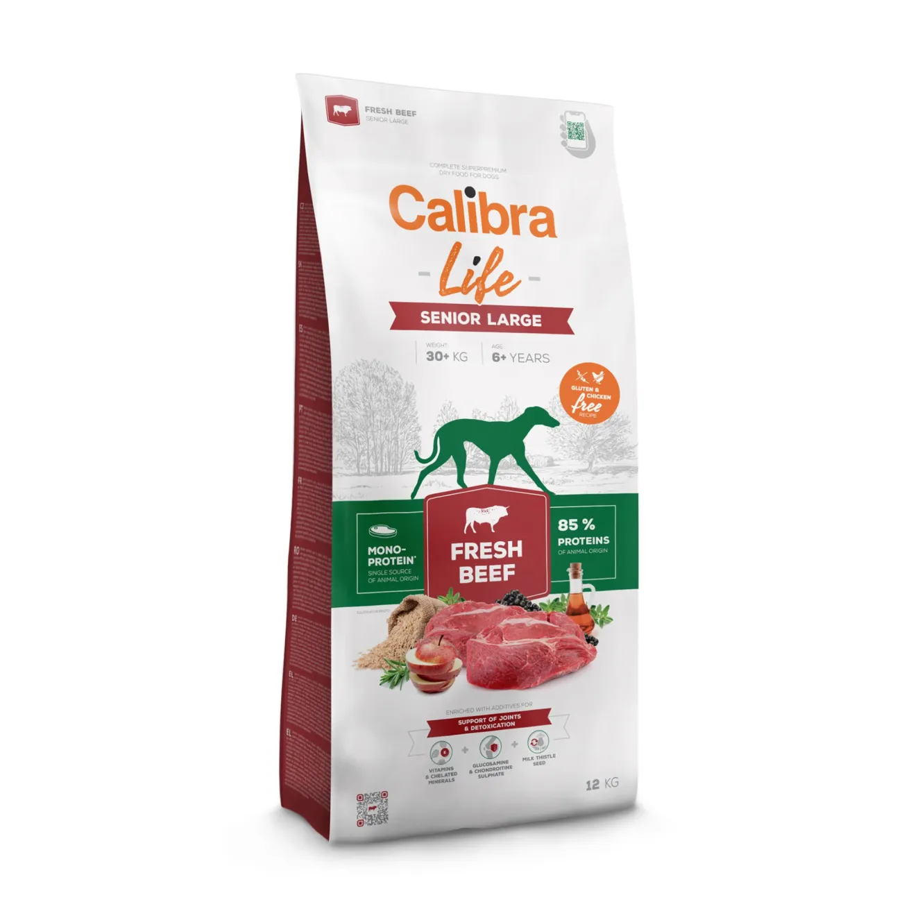Calibra Dog Life Senior Large Breed Fresh Beef