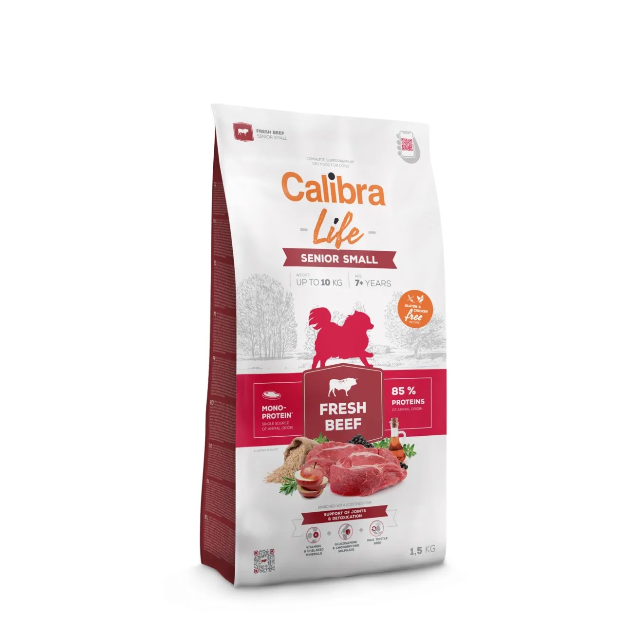 Calibra Dog Life Senior Small Breed Fresh Beef