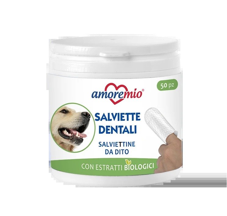 Amoremio Dental Finger Wipes 50pcs
