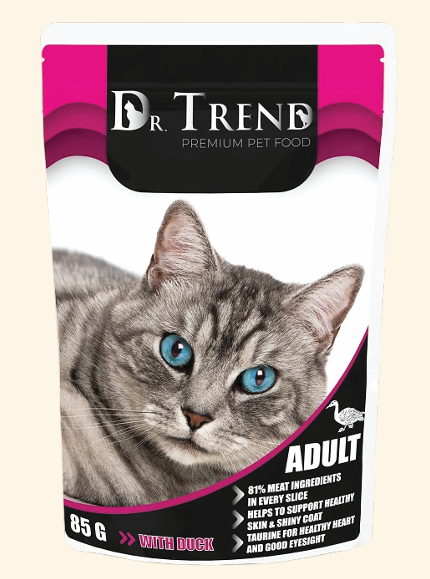 Dr. Trend Adult Cat with Duck