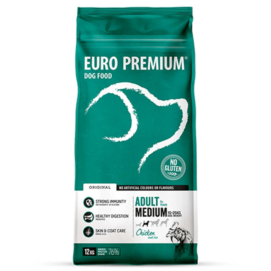 Euro Premium Medium Adult Dog Chicken & Rice