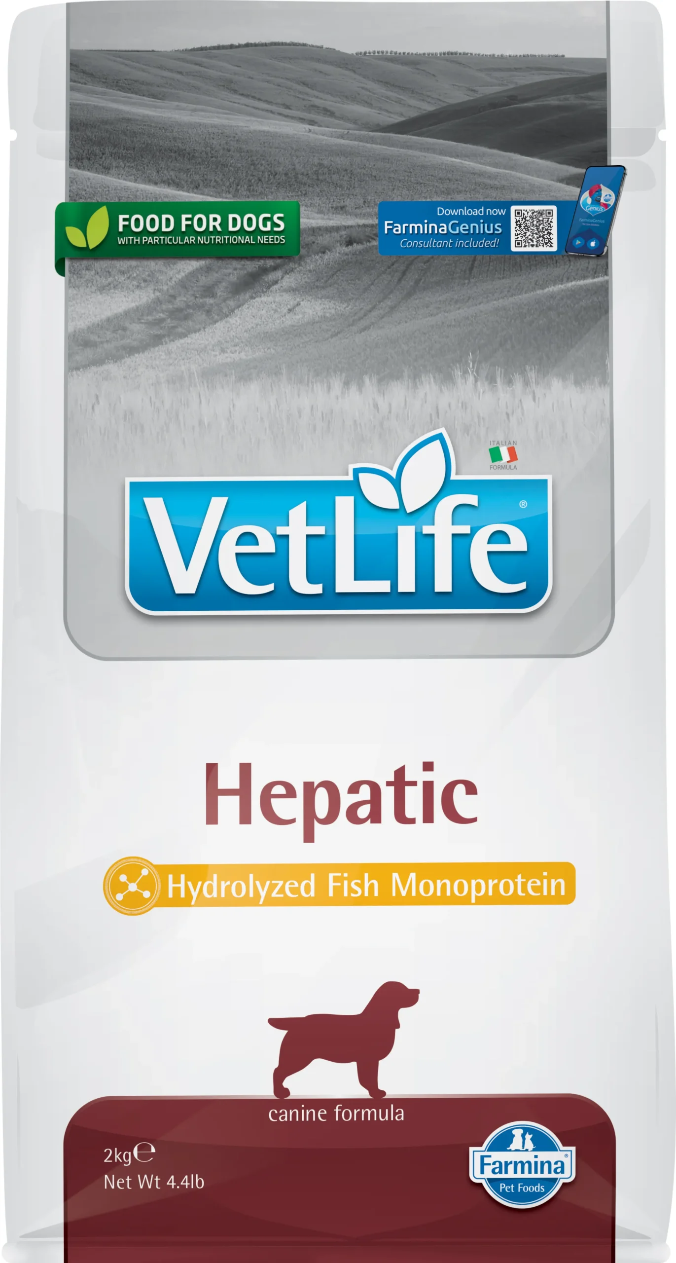 Farmina Vet Life Natural Dog Hepatic 2kg