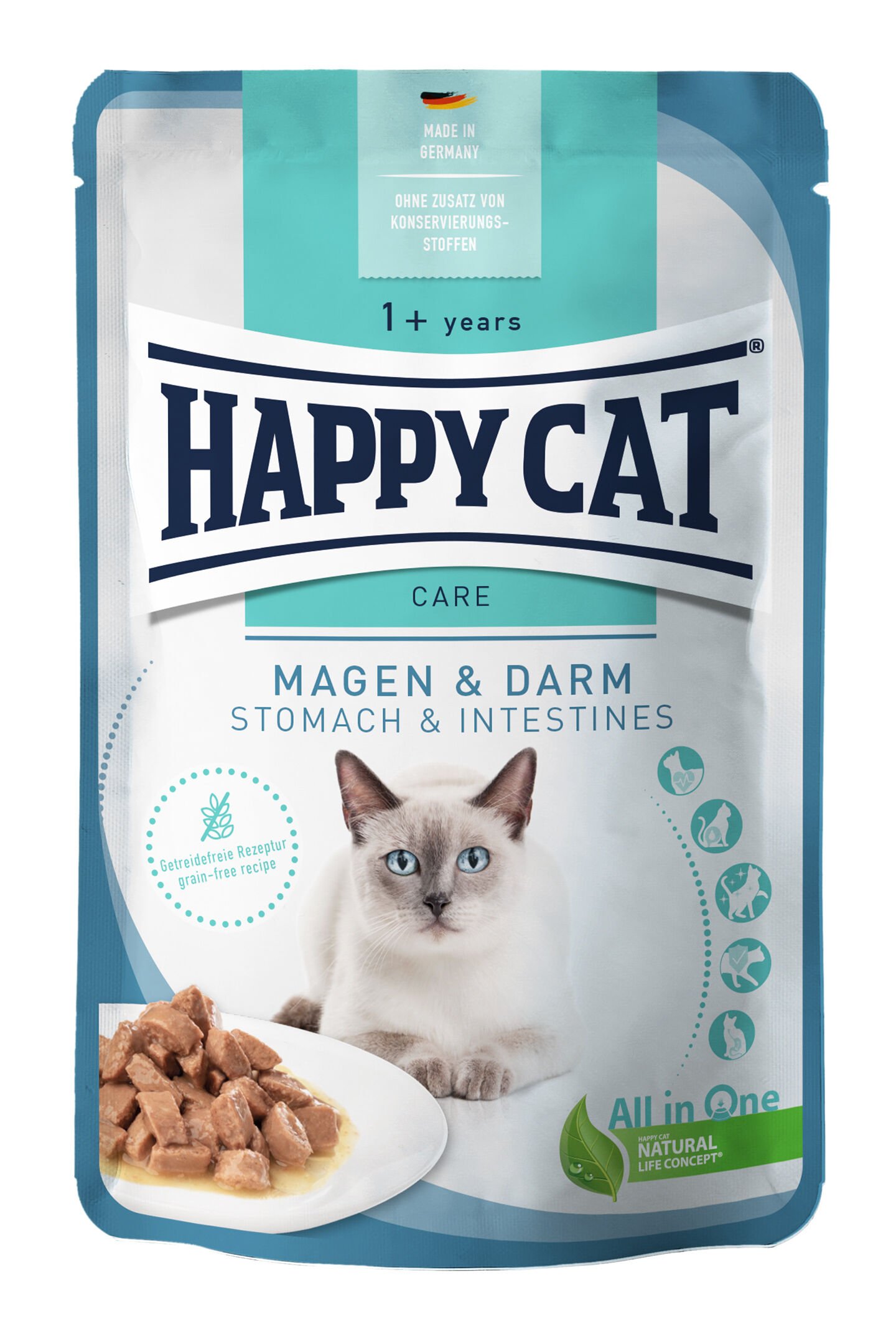 Happy Cat Meat in Sauce Care Stomach & Intestine 85g