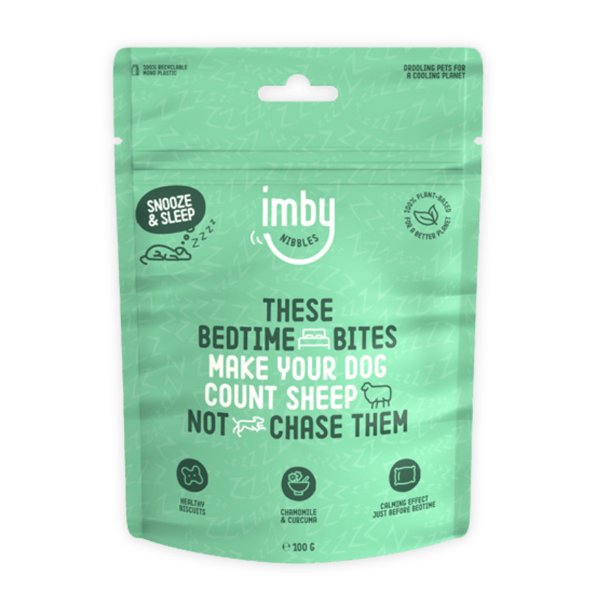 Imby Snooze & Sleep Dog Biscuits 100g