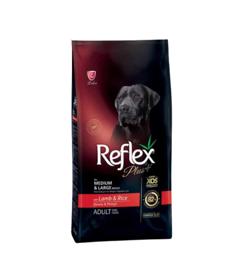 Reflex Plus Medium & Large Breed Adult Dog Lamb & Rice