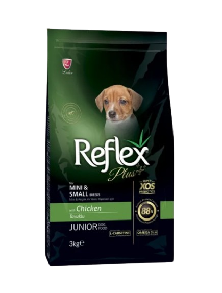 Reflex Plus Mini & Small Breed Junior Dog Chicken 3kg