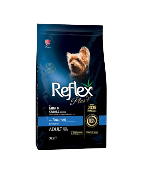 Reflex Plus Mini & Small Breed Adult Dog Food Salmon 8kg